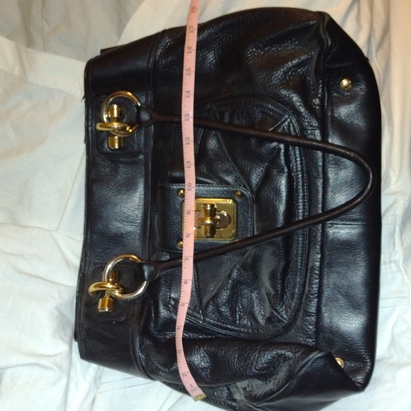 Genuine Leather *Like New* B. Makowsky Black Bag - Picture 4 of 6